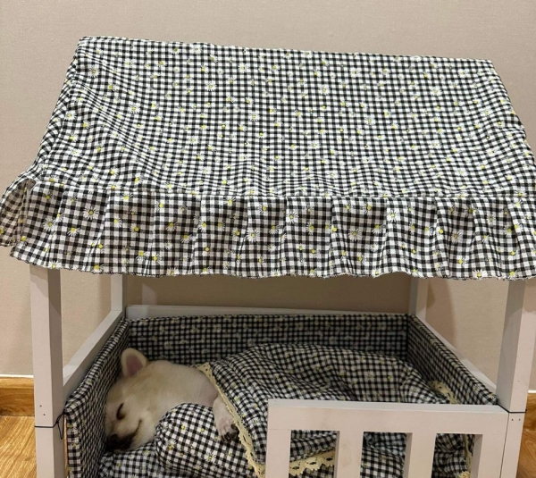 Giường ngủ cho thú cưng hình ngôi nhà