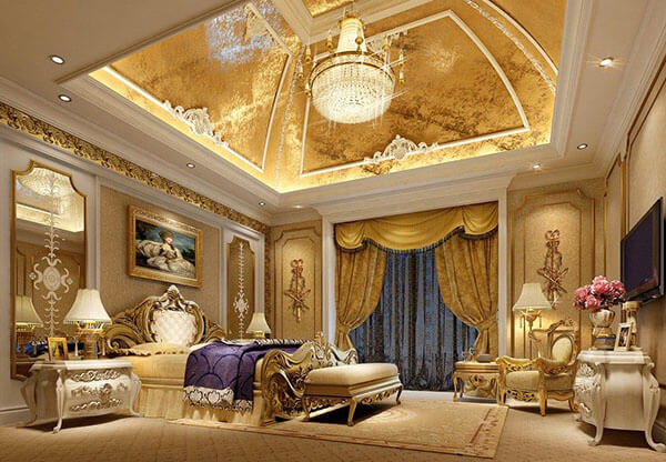 phòng ngủ phong cách cổ điển sang trọng