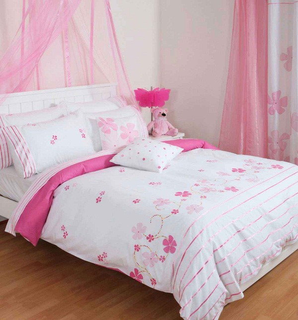 phòng ngủ gam màu hồng 3