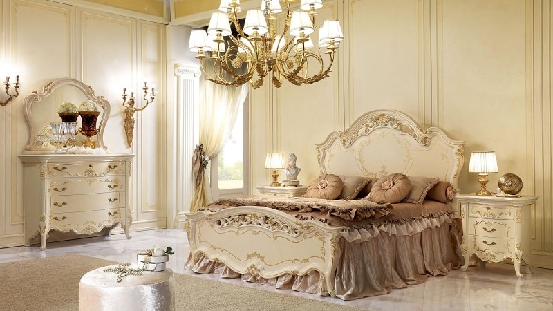 tab đầu giường phong cách cổ điển